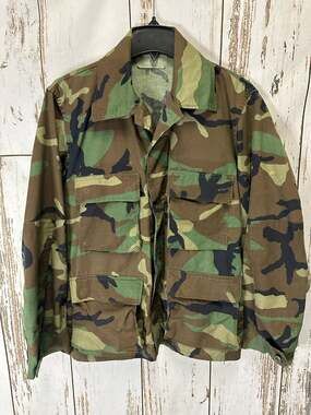 Military Green Army Camo Jacket